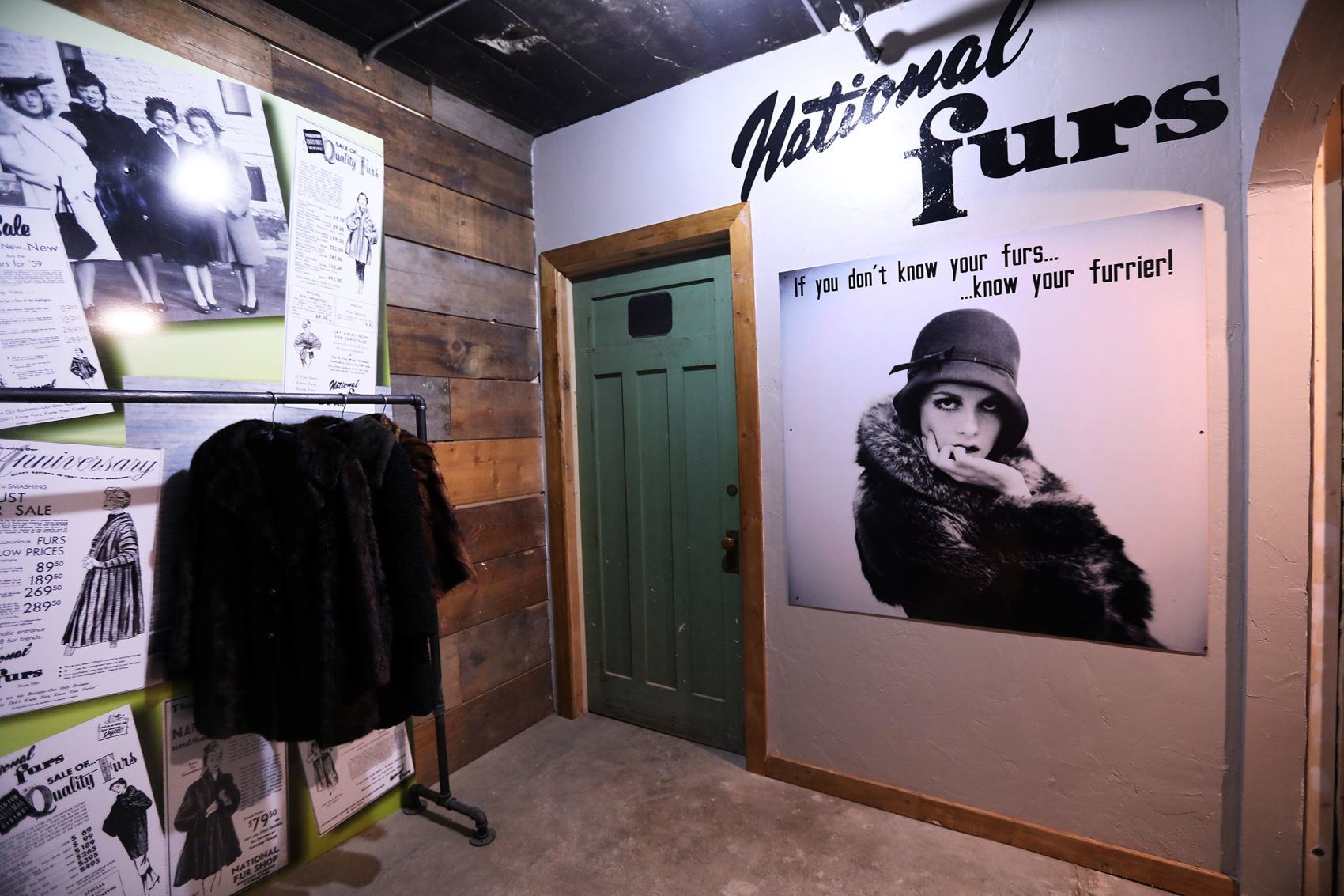 The entrance to the speakeasy